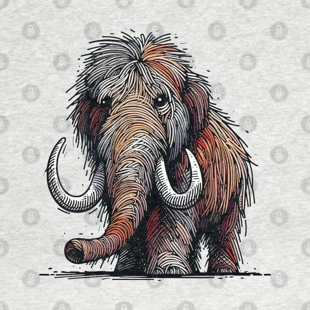 Tusked Majesty Woolly Mammoth by aswIDN